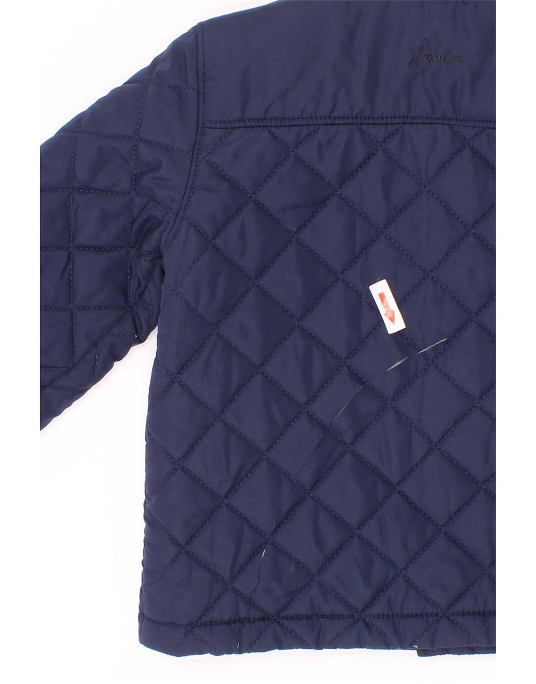 Joules Boys Quilted Jacket 2-3 Years Navy Blue Polyester