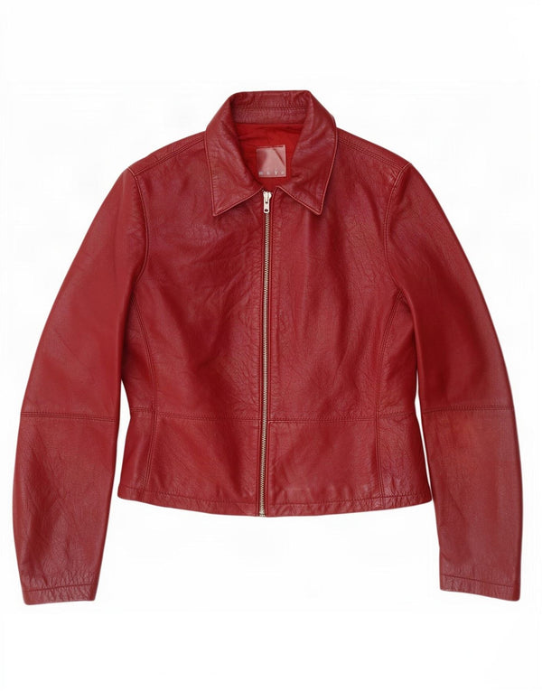 Mays Γυναικείο Δερμάτινο Μπουφάν IT 42 Medium Red