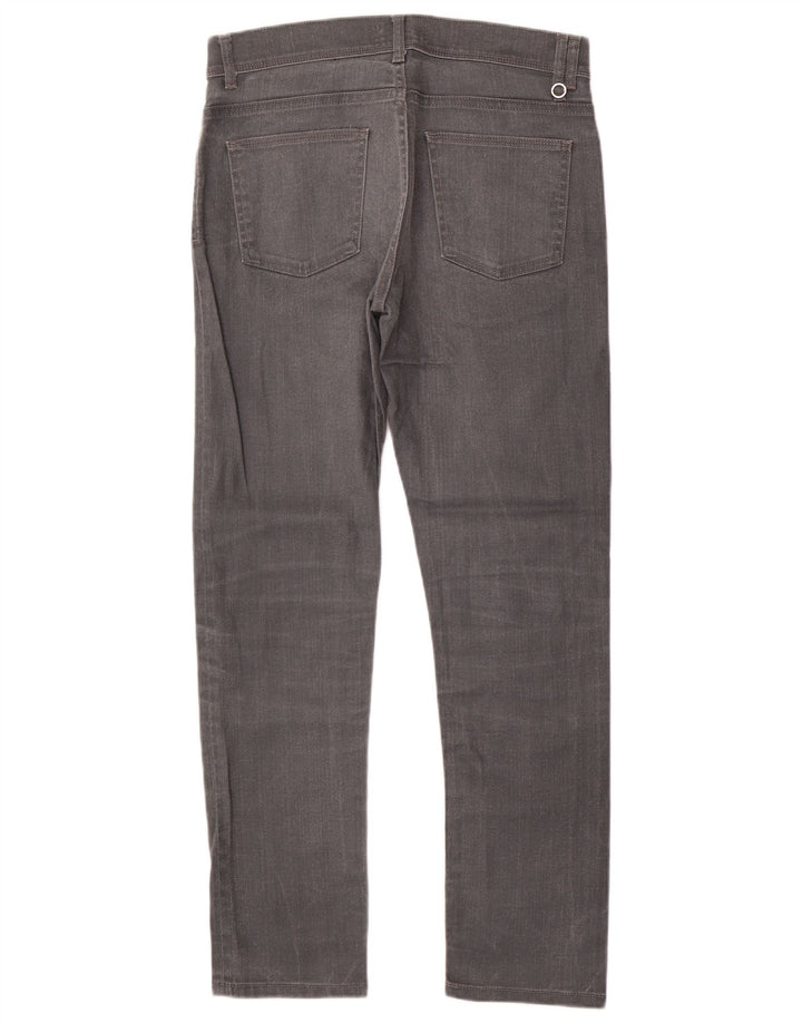 Zara Mens Slim Jeans EU 42 Large W32 L30 Grey Cotton