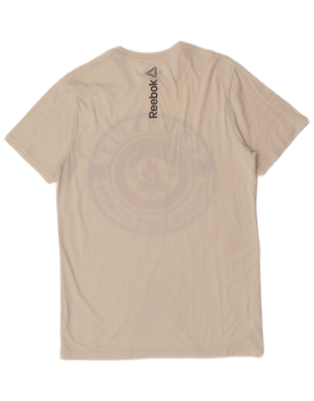 Reebok Herren Graphic T-Shirt Top Mittelweiß