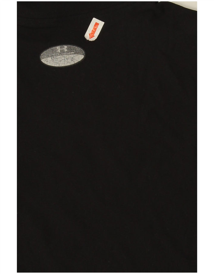 Under Armour Womens Top Long Sleeve UK 10 Small Black Nylon