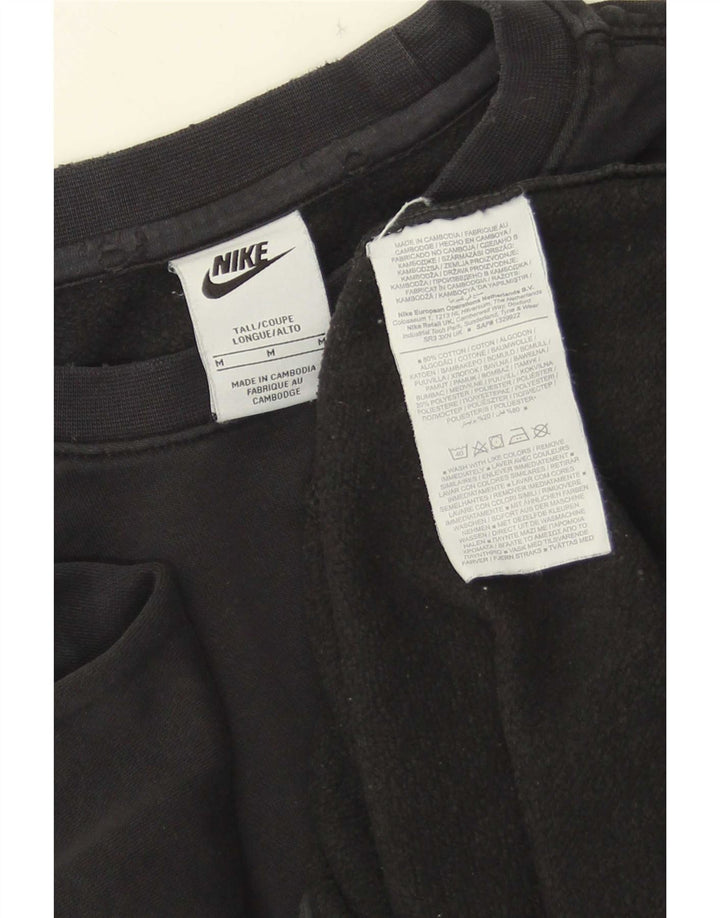 Nike Herre sweatshirt Jumper Medium Sort Bomuld