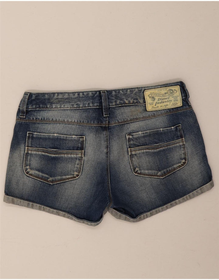 Diesel Womens Denim Shorts W29 Medium Blue Cotton