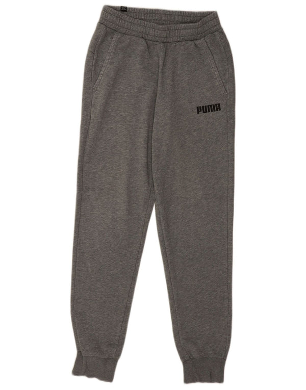 Puma Pantalon de survêtement pour homme en coton moucheté petit gris