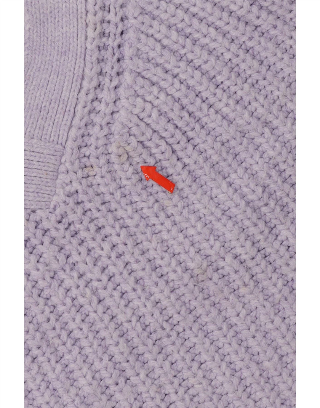 MARKS & SPENCER Womens Oversized V-Neck Jumper Sweater UK 10 Small Purple Vintage Marks & Spencer and Second-Hand Marks & Spencer from Messina Hembry 