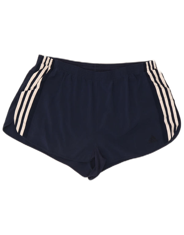 Pantaloncini sportivi Adidas Climacool da uomo XL in poliestere blu navy