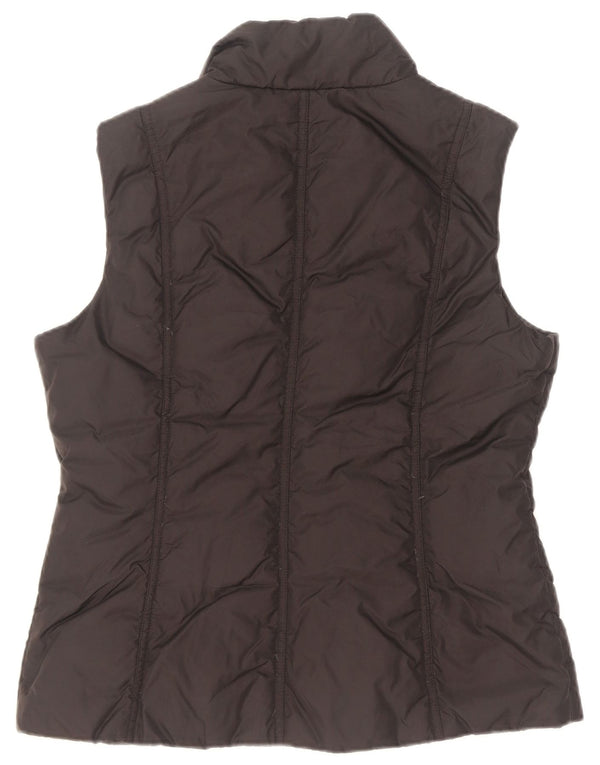 Benetton Womens Polstret Gilet UK 14 Medium Black