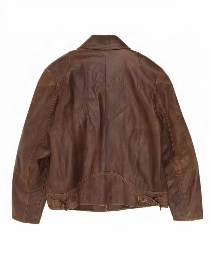 Michel Mens Bőrkabát IT 52 XL Barna