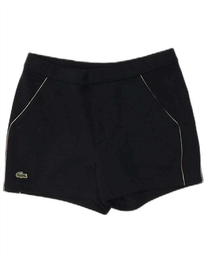 Lacoste Damen Chinoshorts Größe 4 XS W30 Marineblaues Polyester