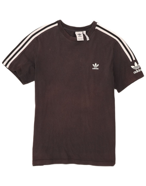 T-shirt Adidas da uomo Top Large in cotone nero