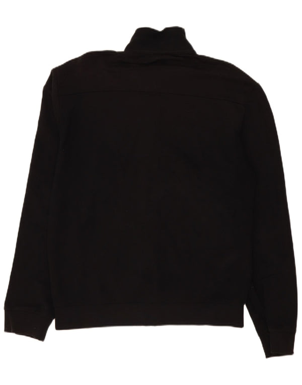 Emporio Armani Veste de survêtement pour homme en coton à pois noirs Large