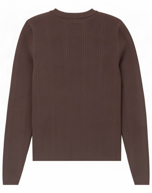 Marks & Spencer Pull à col rond pour femme UK 12 Viscose kaki moyen