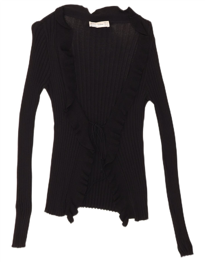 Zara Dame Cardigan Top UK 12 Medium Sort