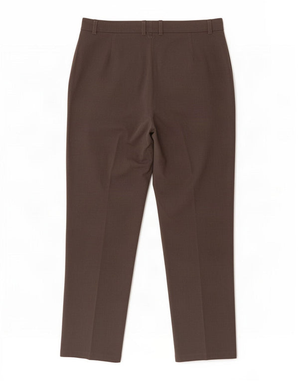 Marks & Spencer Pantalones Casuales Rectos para Mujer UK 40 Large W34 L30 Gris