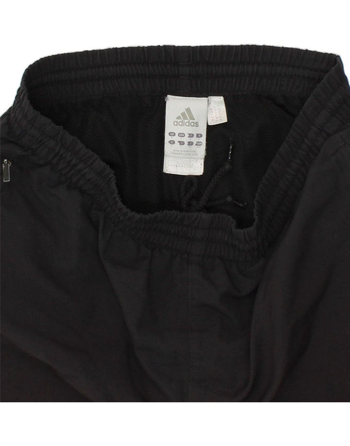 ADIDAS Mens Tracksuit Trousers Joggers Small Black Polyester Vintage Adidas and Second-Hand Adidas from Messina Hembry 