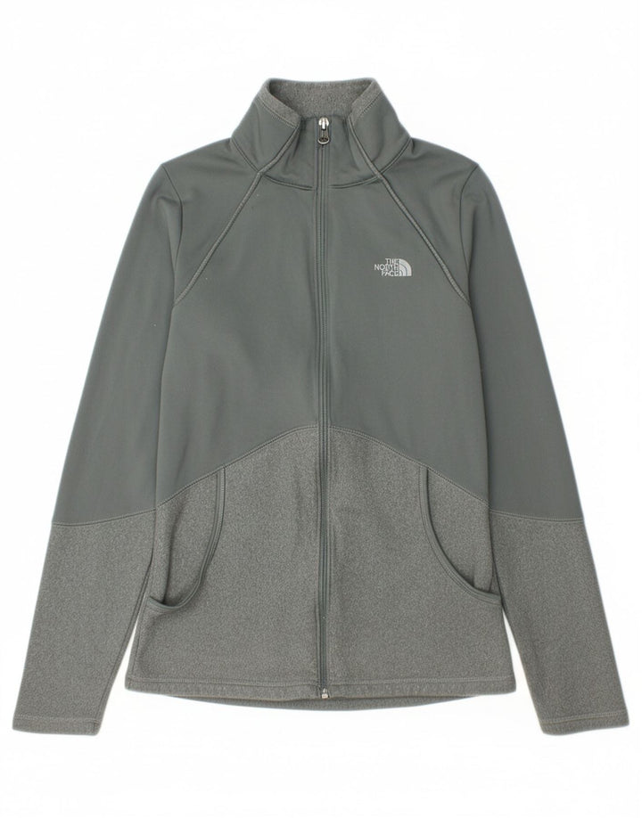 THE NORTH FACE Womens Tracksuit Top Jacket UK 10 Small Grey Polyester