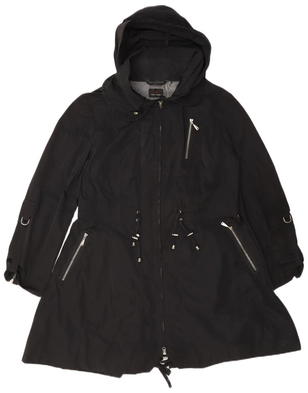 FUCHS & SCHMITT Parka à capuche pour femme UK 12 Medium Noir