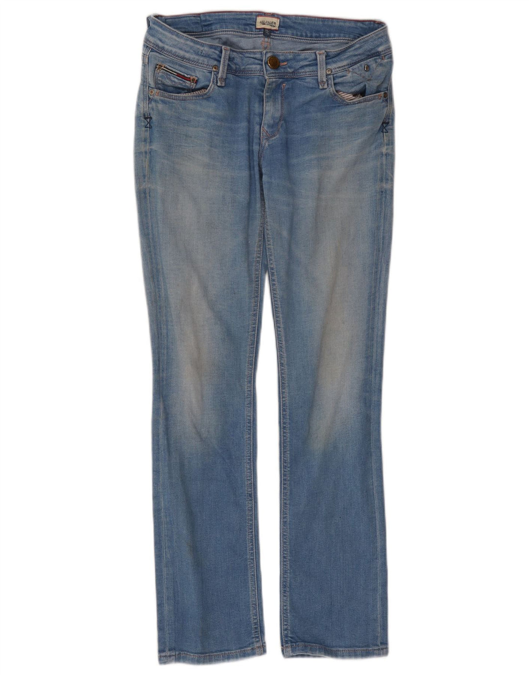 Tommy Hilfiger Womens Bootcut Jeans W28 L30 Blue