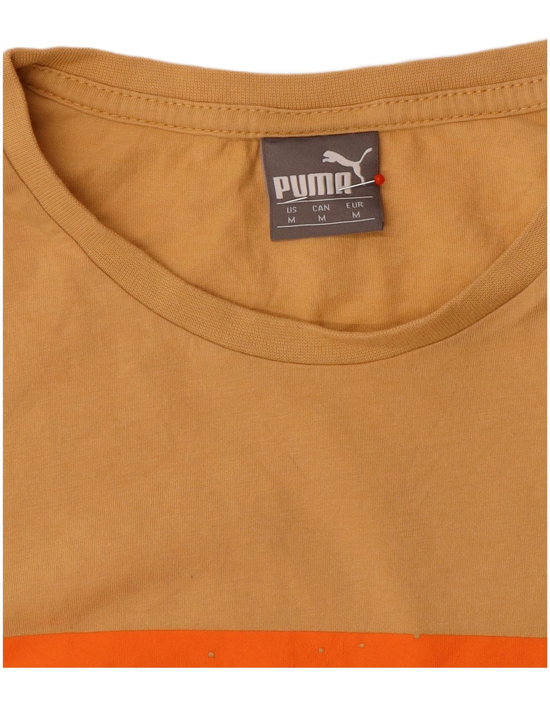 Puma Camiseta Gráfica Para Hombre Top Medium Amarillo