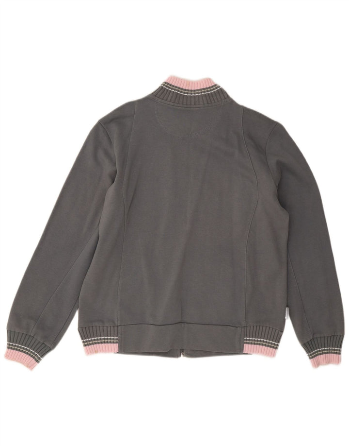 Giacca da tuta da donna Champion UK 14 Cotone color block grigio medio