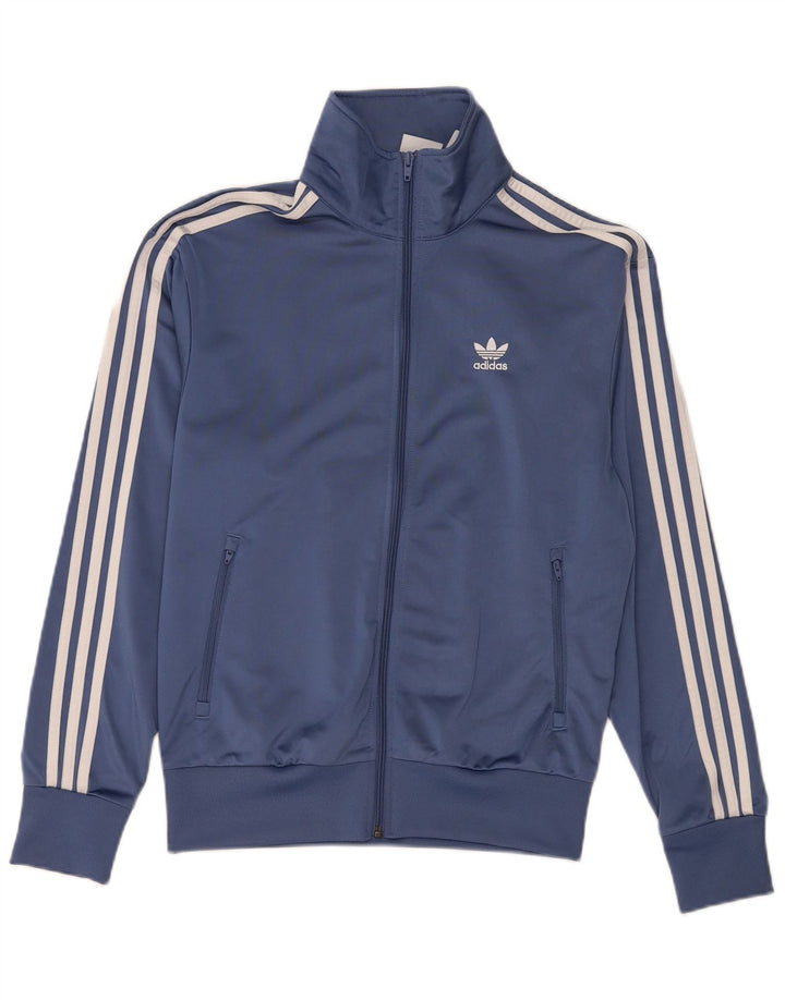 Adidas Træningsdragt til mænd, topjakke, lille blå polyester