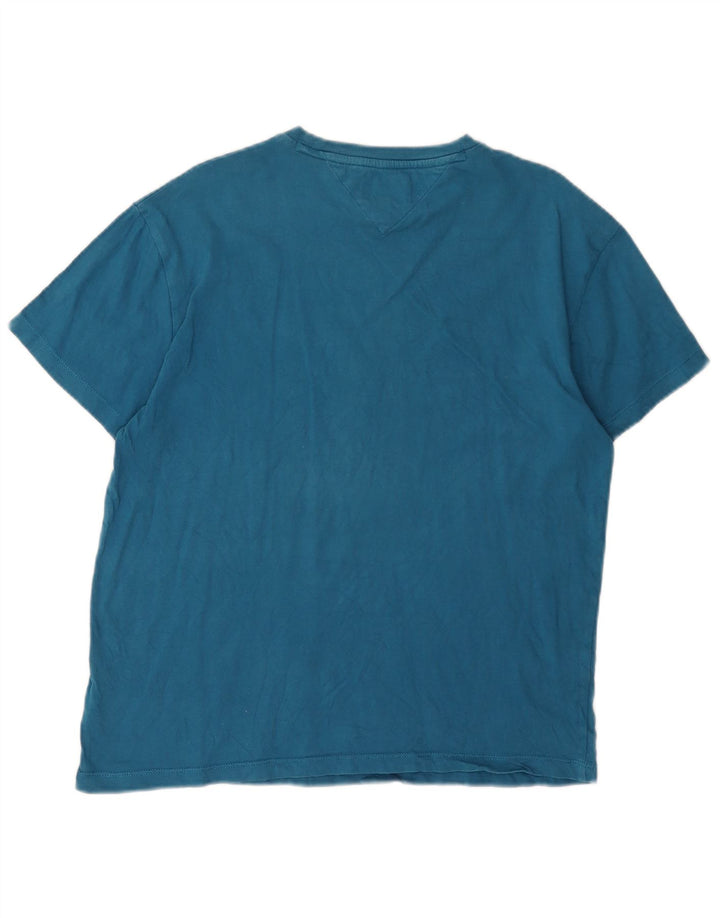 Tommy Hilfiger Mens T-Shirt Top Medium Blue