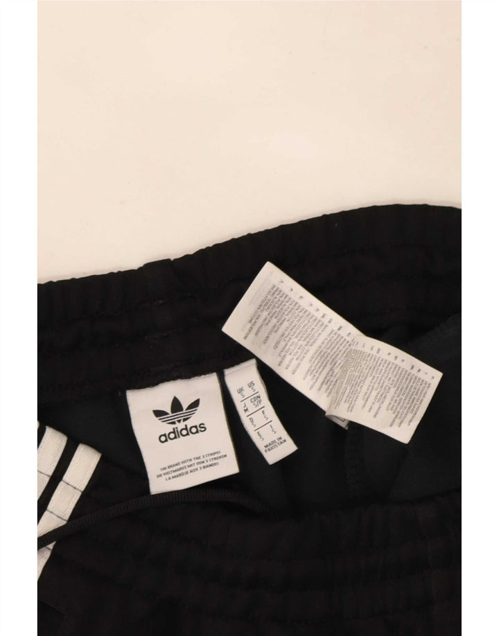 Adidas Mens Tracksuit Trousers Joggers Small Black Polyester
