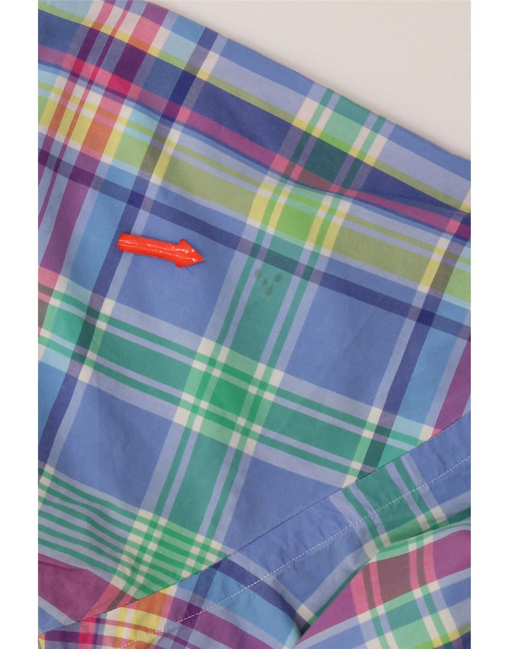 Ralph Lauren Mens Short Sleeve Shirt Large Blue Check