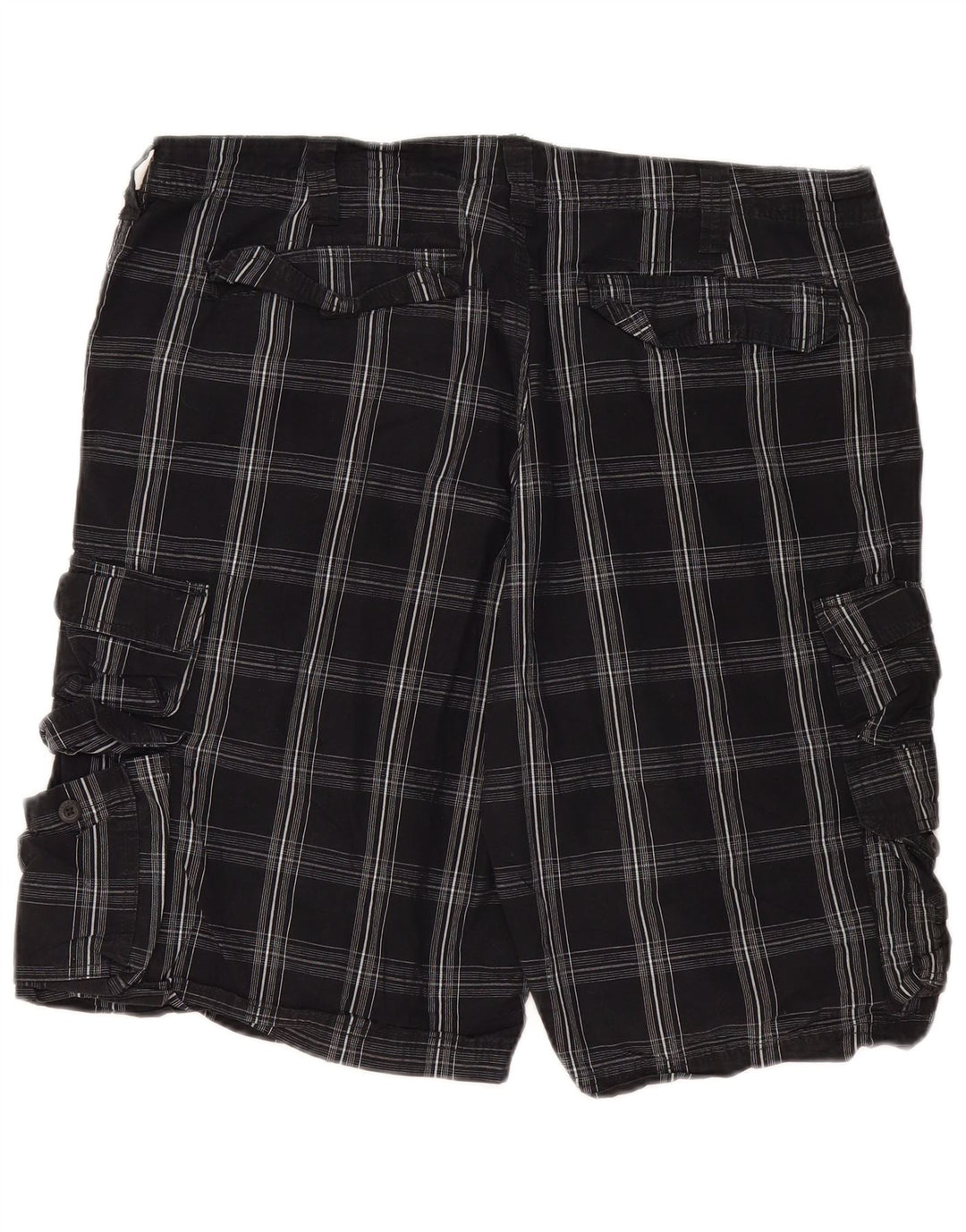 Pantaloncini cargo da uomo Lee W40 XL in cotone a quadri neri