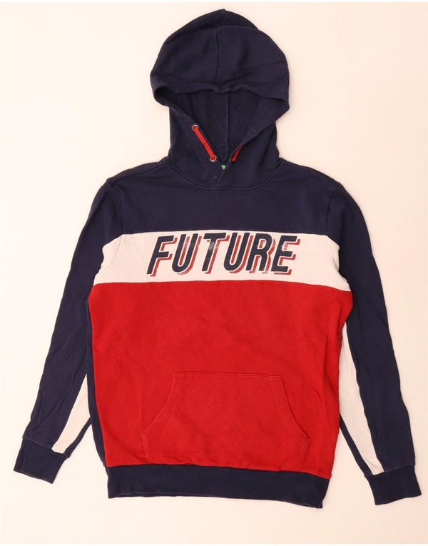Benetton Boys Hoodie Jumper 13-14 Years 3XL Πολύχρωμο Colourblock