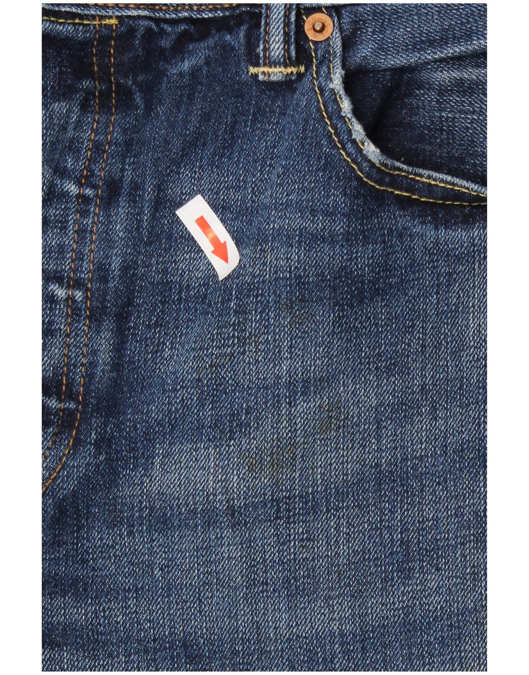 Jeans Levi's Uomo 501 Cropped W34 L25 Blu