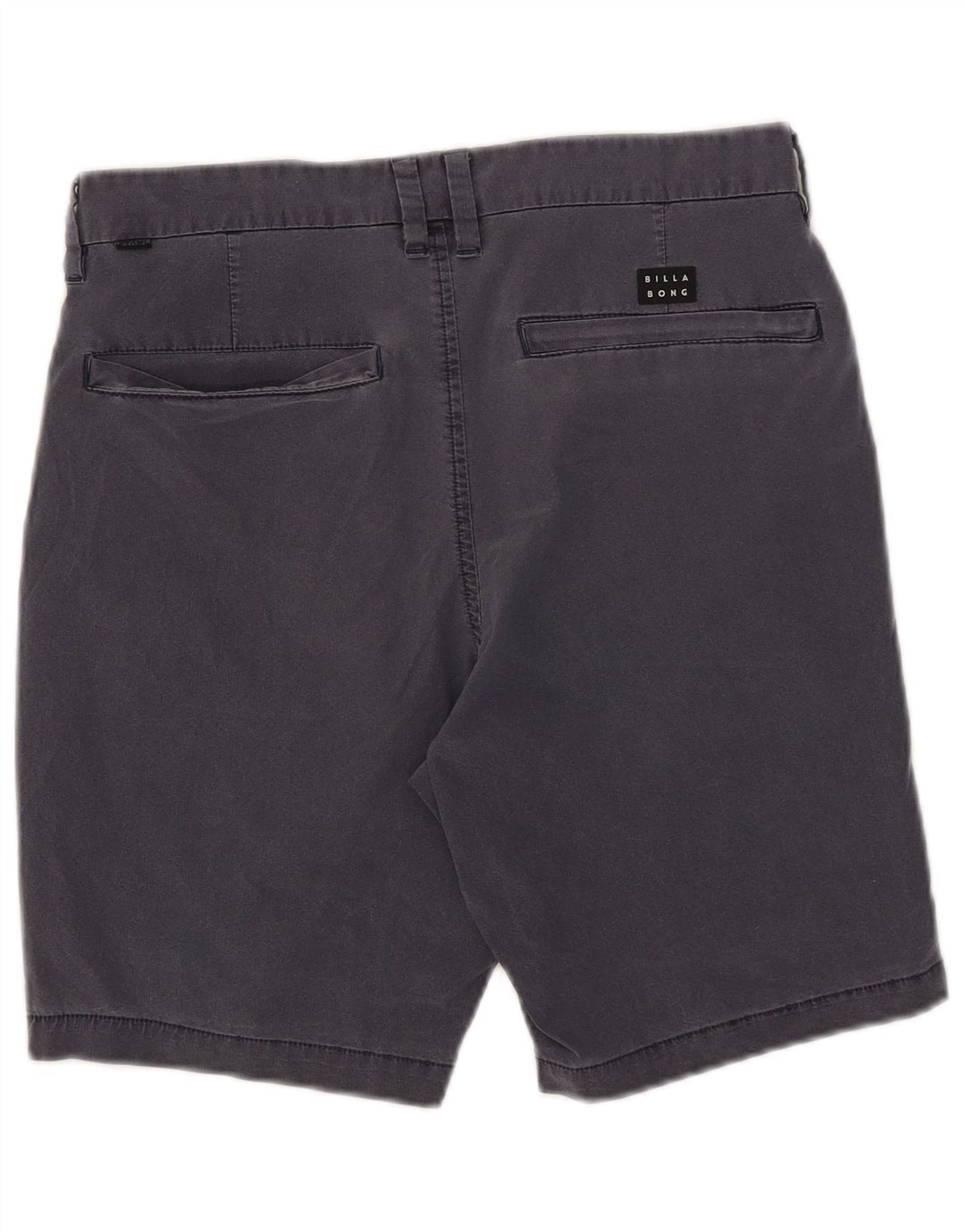 Billabong Mens Chino Shorts W30 Medium Navy Blue Cotton
