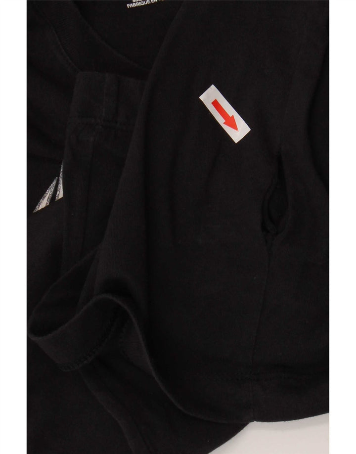 Nike Womens Graphic T-Shirt Top UK 14 Large Black