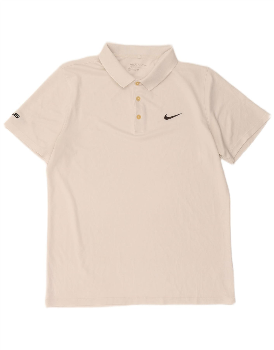 Nike Herren Dri Fit Poloshirt, großes weißes Polyester