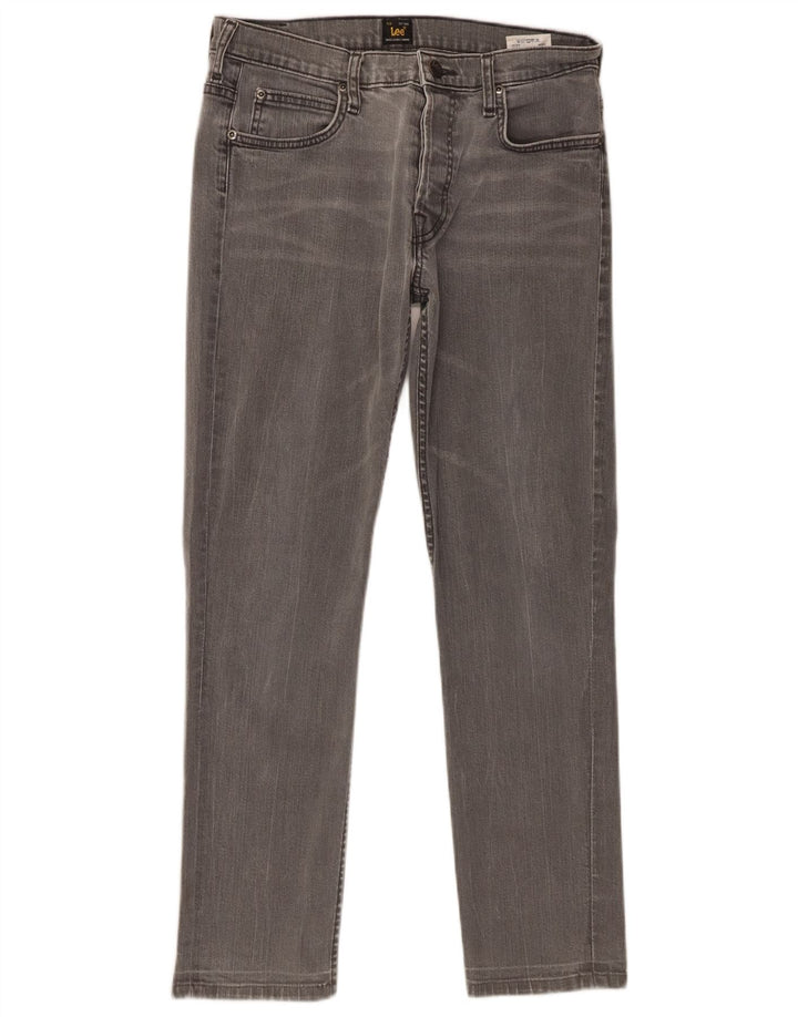 Lee Mens Powell Slim Jeans W31 L28 Grå Bomuld