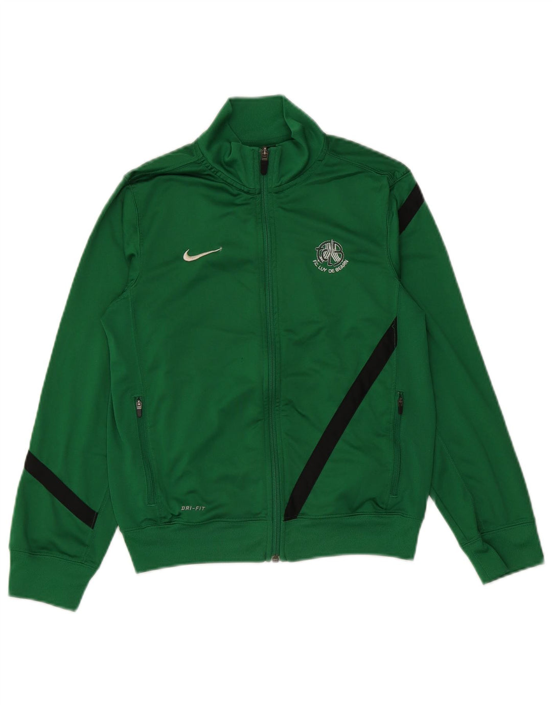 Veste de survêtement Nike Dri Fit pour garçon 10-11 ans Vert moyen colour block