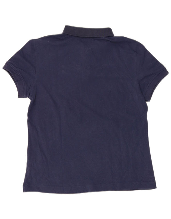 Kappa Polo Femme UK 14 Large Bleu Marine Coton