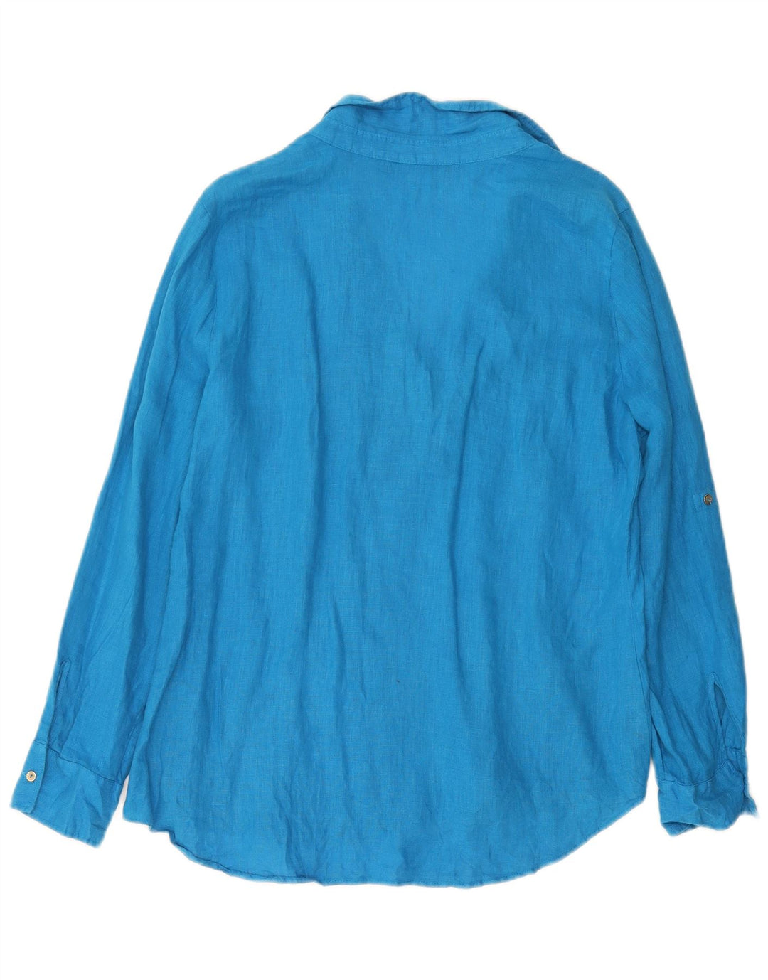 ZARA Womens Pullover Shirt UK 16 Large Blue