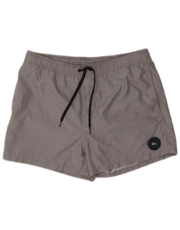 Quiksilver Mens Swimming Shorts XL  Grey Polyester