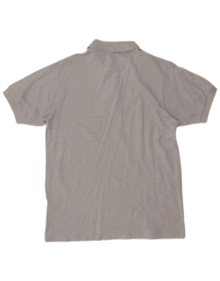 Lacoste Mens Polo Shirt Size 4 Medium Blue Cotton