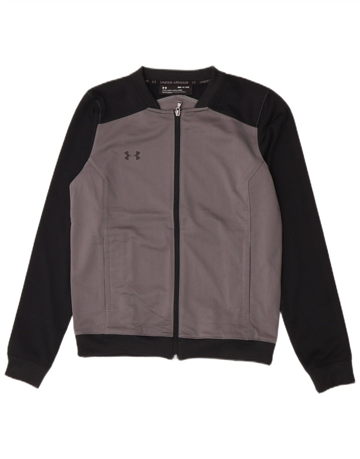 Under Armour Veste de Survêtement Homme Petit Gris Colorblock Polyester