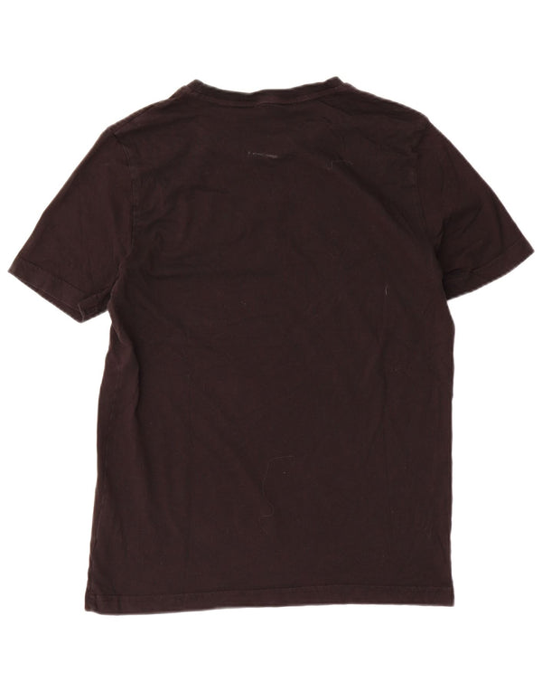 Puma Mens Graphic T-Shirt Top Small Black Cotton