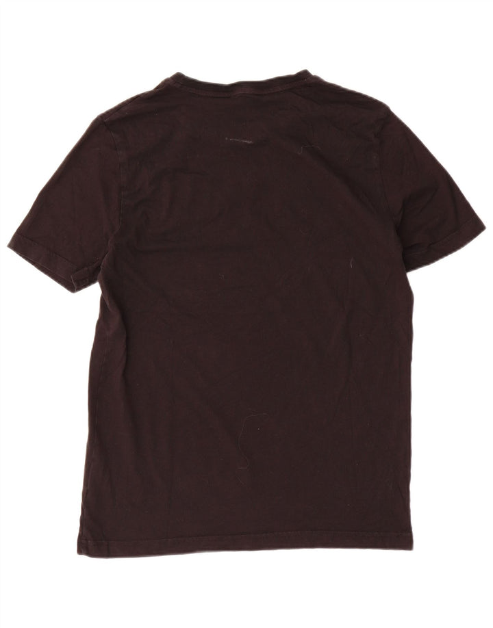 Puma Mens Graphic T-Shirt Top Small Black Cotton