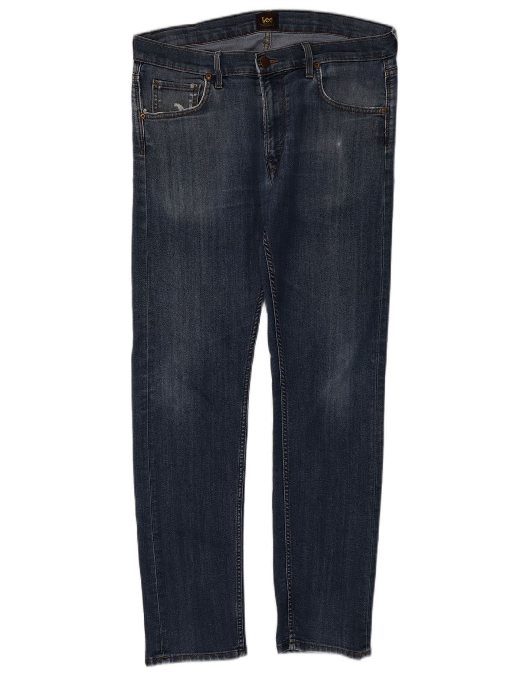 LEE Mens Daren Zip Fly Slim Jeans W34 L32 Blue Cotton