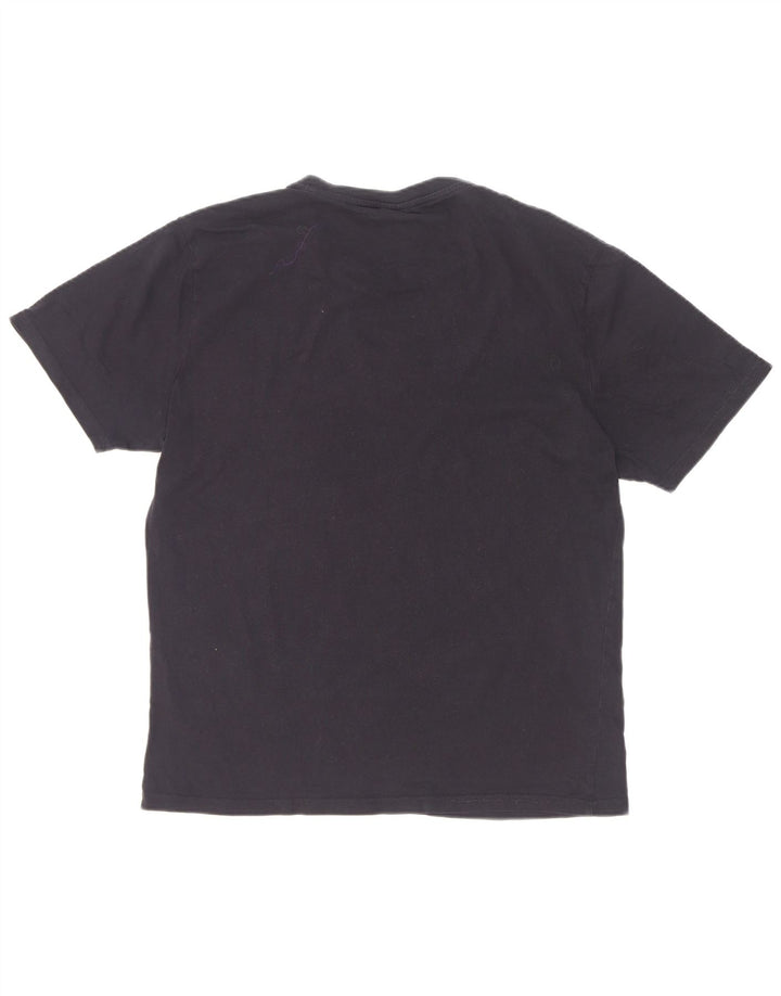 Champion Womens T-Shirt Top UK 16 Large Navy Blue