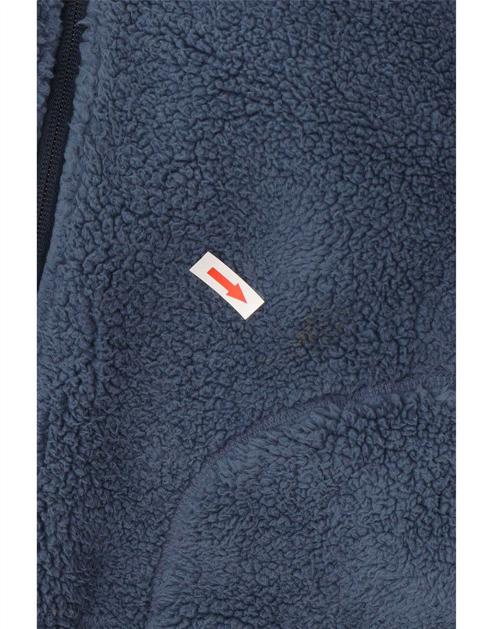 Columbia Mens Fleece Jacket UK 42 XL Blue Polyester