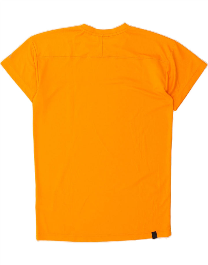 ADIDAS Mens Climalite T-Shirt Top UK 38/40 Medium Orange Polyester Vintage Adidas and Second-Hand Adidas from Messina Hembry 