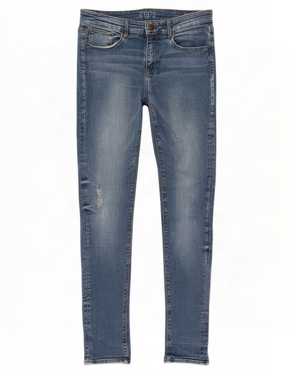 Zara Γυναικεία στενόχωρα τζιν EU 42 Large W32 L33 Μπλε βαμβακερό