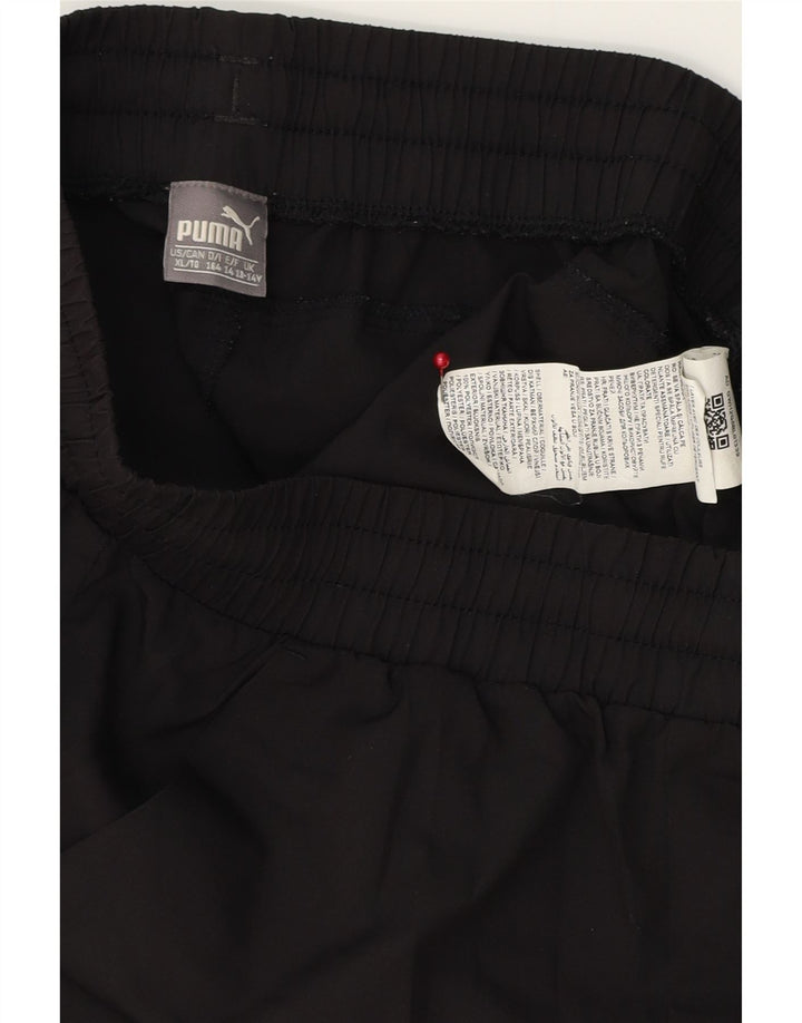 PUMA Girls Sport Shorts 13-14 Years  Black Polyester