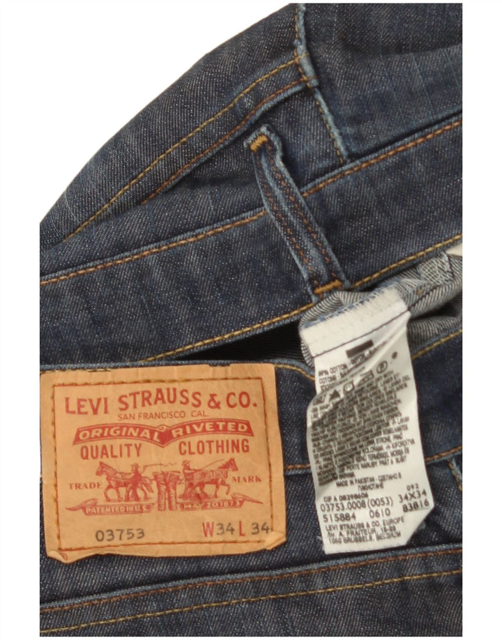 Levi's Jean Droit Homme W34 L34 Bleu Marine Coton
